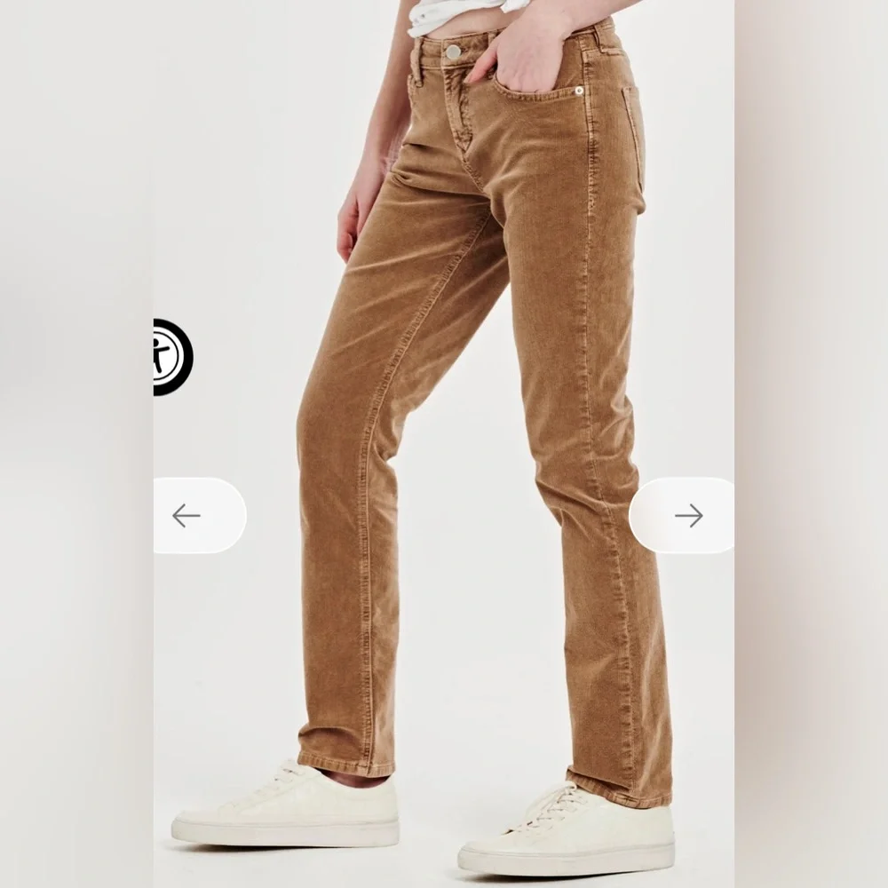 DEAR JOHN Blair Straight Leg Pant In Color-Shell - Picture 3 of 15